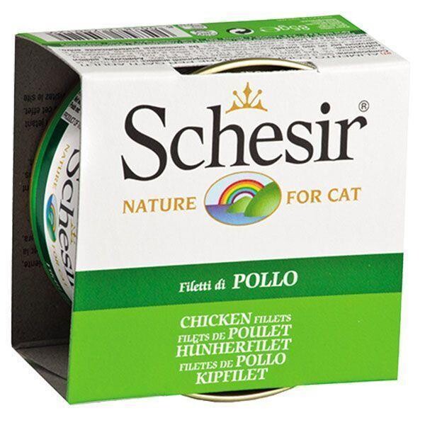 Schesir Jel İçinde Tavuk Etli Yetişkin Kedi Konservesi 85 GR | SRC: Barcode: 8005852750129